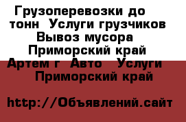 Грузоперевозки до 1,5 тонн. Услуги грузчиков. Вывоз мусора - Приморский край, Артем г. Авто » Услуги   . Приморский край